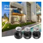 SS316 Waterproof One Two Four Side View 3W LED Single Color Landscape Inground