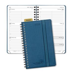 Wholesale Night Blue 2023 Weekly Planner , Spiral Daily Weekly Planner FSC Paper Monochrome Pages from china suppliers