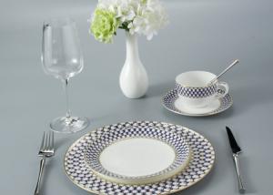 Wholesale FDA Luxury fadeless Thin Bone China Crockery Set from china suppliers
