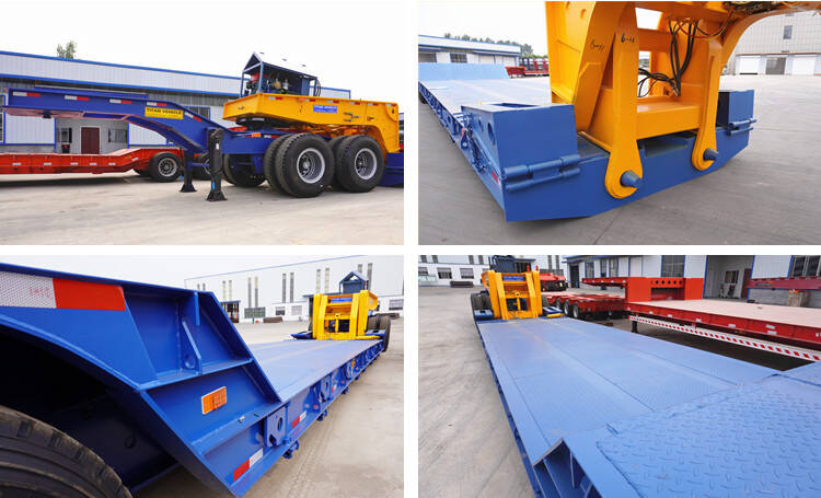 150 Ton Removable Gooseneck Lowboy Trailer with Dolly for Sale