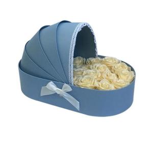 Wholesale Fresh Rose Arrangement Flower Cake Recycled Cardboard Boxes Custom Logo from china suppliers