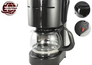 Wholesale Black PP/Glass 600W/220-240VHousehold Coffee Makers Automatic Coffee Machine With 4-6 Cups from china suppliers