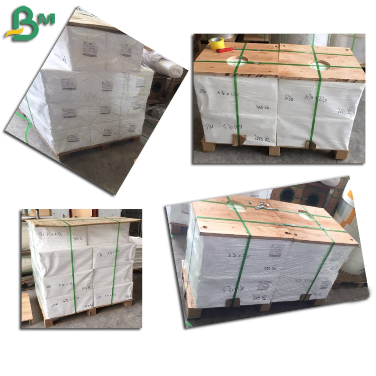 Waterproof Tree free 130um White Matt Synthetic Paper for Lables