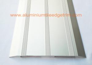 Wholesale Matt Silver Aluminium Floor Trims Joint Strips , Floor Tile Trim Covering 80mm Width from china suppliers