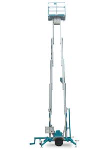 Wholesale Hydraulic Vertical Lift Aerial Work Platform Double Mast 14m High With 1 Year Warranty from china suppliers