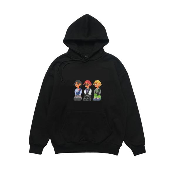 Customized Logo Printing 2024 Men's Plus Size Hoodies with Thick Fleece and
