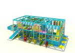 Blue And Yellow Infant Indoor Play Equipment / Commercial Indoor Play Structures