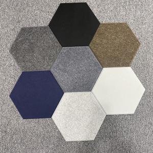 Wholesale Multiscene Hexagon 3D Polyester Fiber Acoustic Wall Panels Recycled from china suppliers