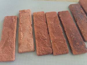 Wholesale 3D01 NEW Antique Thin Veneer Outdoor Brick Tiles 205 X 50 X 12mm For Exterior Wall from china suppliers