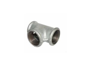 Wholesale Factory Price Reducing Beaded End Hot Dipped Galvanized Casting Iron Tee from china suppliers