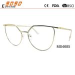 Fashion personality sunglasses ,made of stainless steel ,suitable for women