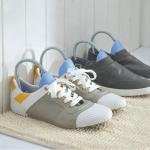 Bamboo Wood Nylon Adjustable Shoe Trees Stretcher Rack