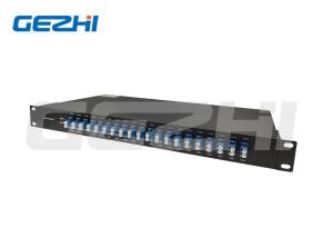 Wholesale 18CH CWDM Mux Demux Module 1270 - 1610nm LC/UPC 20nm Multiplexer from china suppliers
