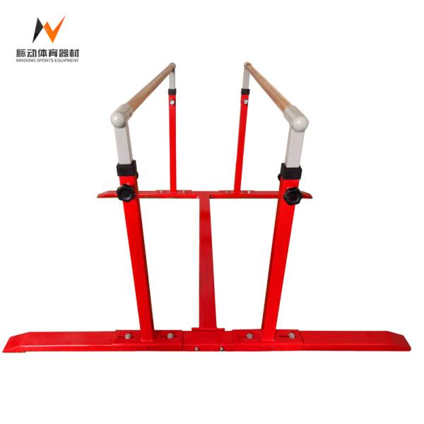 Wooden Outdoor Fitness Gymnastics Parallel Bars in 180*166*80-160cm Size for