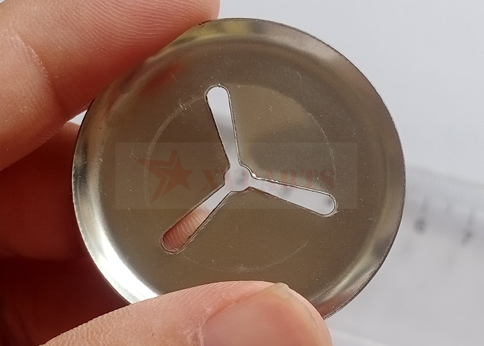 38mm Diameter Round Type Stainless Steel Insulation Speed Clips With 3 Slots