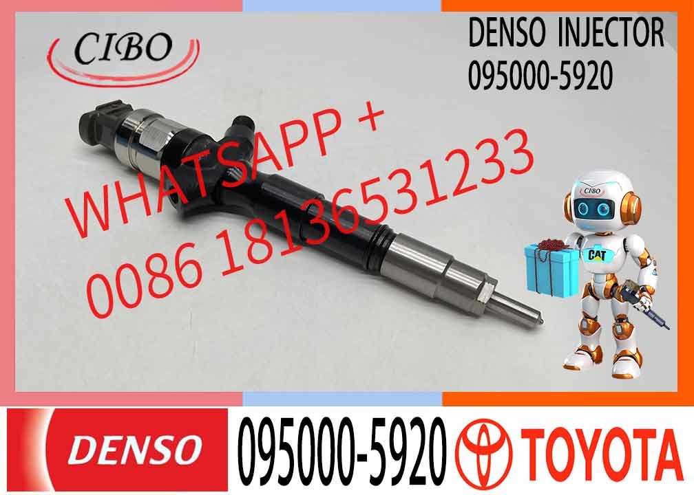 High Quality Fuel Injector Assembly 095000-5920 Fuel Injector 23670-09070 For Toyota Hilux 1KD 3.0