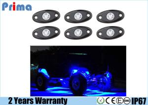 Wholesale Blue LED Rock Light Kits with 6 pods Lights for Jeep Off Road Truck Car ATV SUV Blue from china suppliers