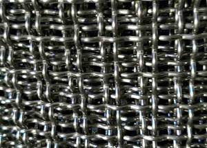 Wholesale Double 1m Stainless Steel Crimped Wire Mesh Bright Silver from china suppliers