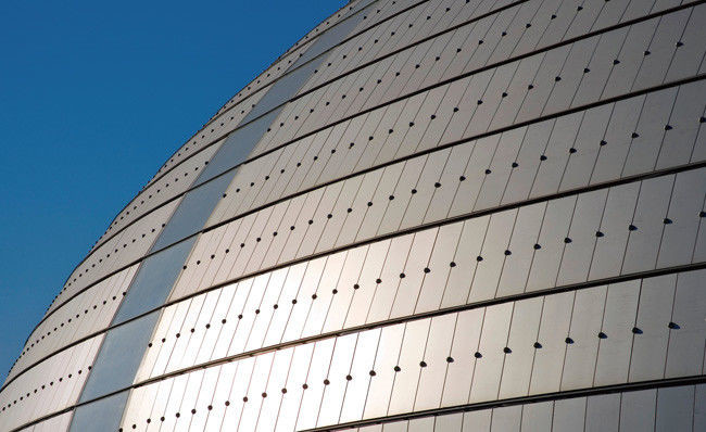 Different Style Curved Aluminum Sheet For Aluminum Cladding Special - Shaped