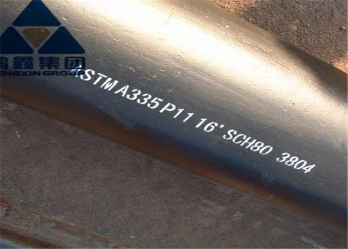 ASTM A335 P11 6m ASME B36.1 SCH 80 Seamless Pipe With Beveled End