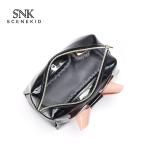 Portable Multi Functional Small Black Travel PU Makeup Bag