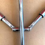 17/19/21/23mm Size Folding 4 Way Cross Wrench For Car Tire Replacement