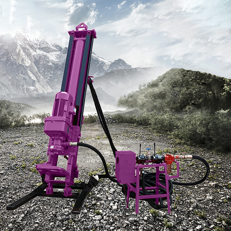 Hydraulic Portable Bucket Drilling Rig Machine Rotary Borehole Mining Machinery