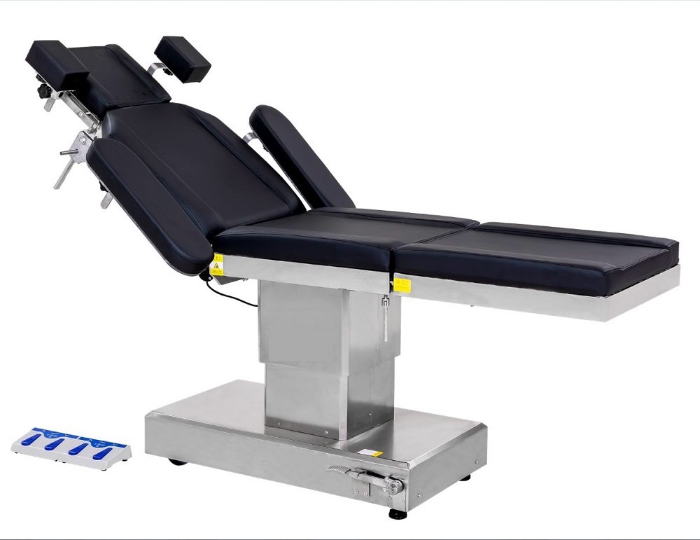 Pink Electro Hydraulic Surgical Operation Table Side Controlled