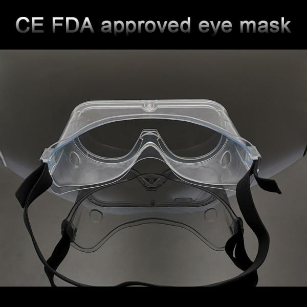 Transparent Eye Protection Goggles , Anti Fog Safety Goggles Prevent Influenza