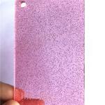 Pink Transparent Glitter Laser Cutting Plexiglass PMMA 1 8 Inch Acrylic Sheet