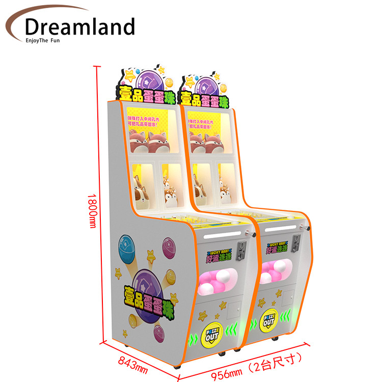 Dreamland Prize Out Arcade Pinball Game Machine Egg Ball Toys With JP Awards Vending Machine