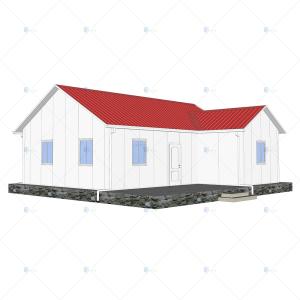 Wholesale Heya-2B05-A China 2 room sandwich panel house prefabricated villa construction design from china suppliers