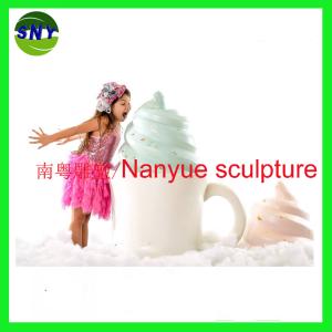 Wholesale props and model icecream cute item as fiberglass statue in garden/ plaza/ shopping mall/photographer from china suppliers