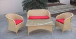 Brown Outdoor Rattan Sofa