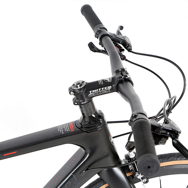 Pro STEALTH Carbon Fiber Hybrid Bike , Road Racer Bike Size 45cm 48cm 51cm 54cm