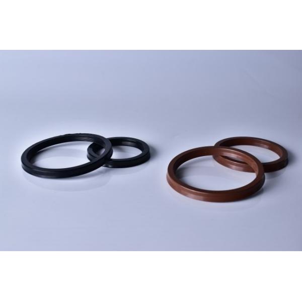 Brown FKM Hydraulic Cylinder Seals Piston Rod Oil ring Heat Resistant Viton USH Packing