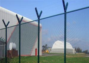 Wholesale 358 Anti Climb Wire Mesh Fence Panels Powder Coated 3-8mm Wire Dia from china suppliers