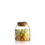 Transparent Borosilicate Food Storage Airtight Glass Jar
