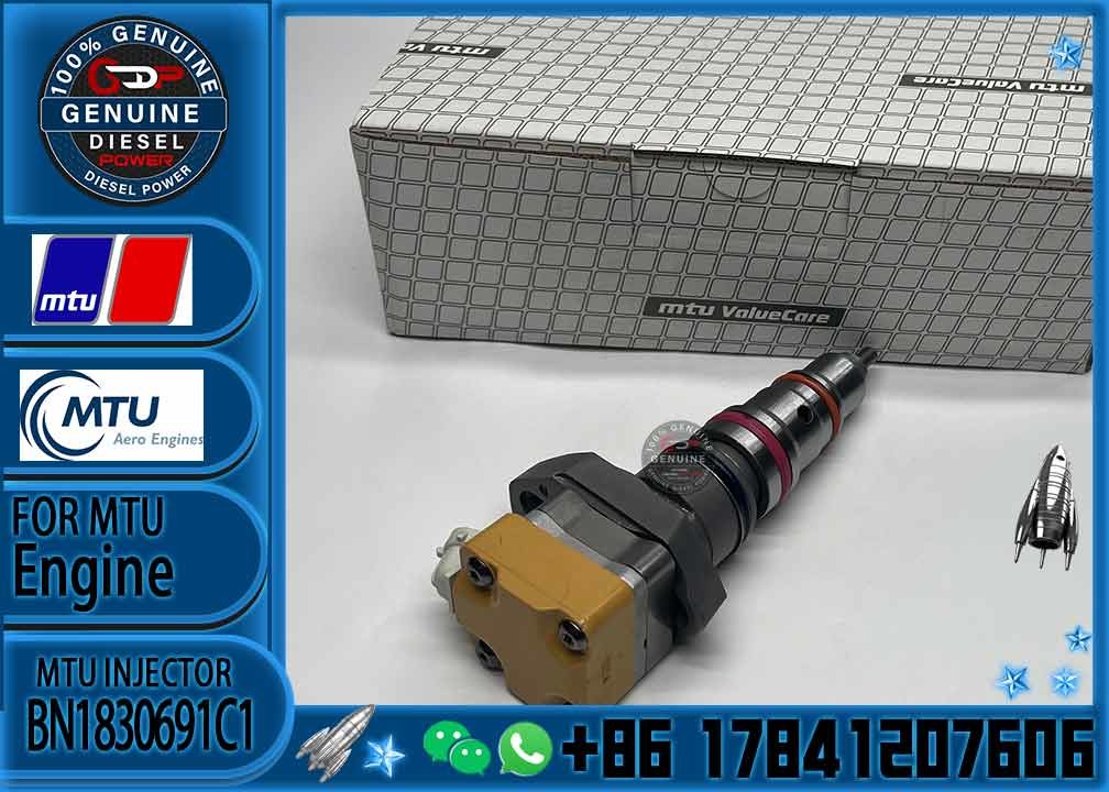 128-6601 OE Quality Reman Diesel Common Rail Injector 198-6605 1986605 1286601 BN1830691C1 for MTU 1300 CAT Engine C7