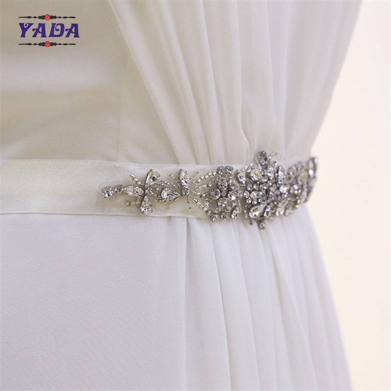 New fashion jewel beaded sleeveless long chiffon bridal sexy transparent dresses dress wedding