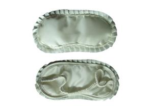 Wholesale Comfortable Wearing Sleep Blindfold Eye Mask With Pretty Plicated Edge For Women from china suppliers