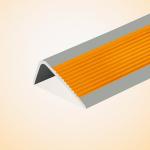 Stair Edge Protection with Anti-slip Plastic Stair Treads and Rubber Edge