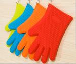 Food Grade Silicone Kitchen Glove Heat Resistant BBQ Oven Mitts For Outdoor