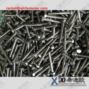 Wholesale 904L stainless steel head hex bolt din1.4539 uranus B6 uns n08904 from china suppliers
