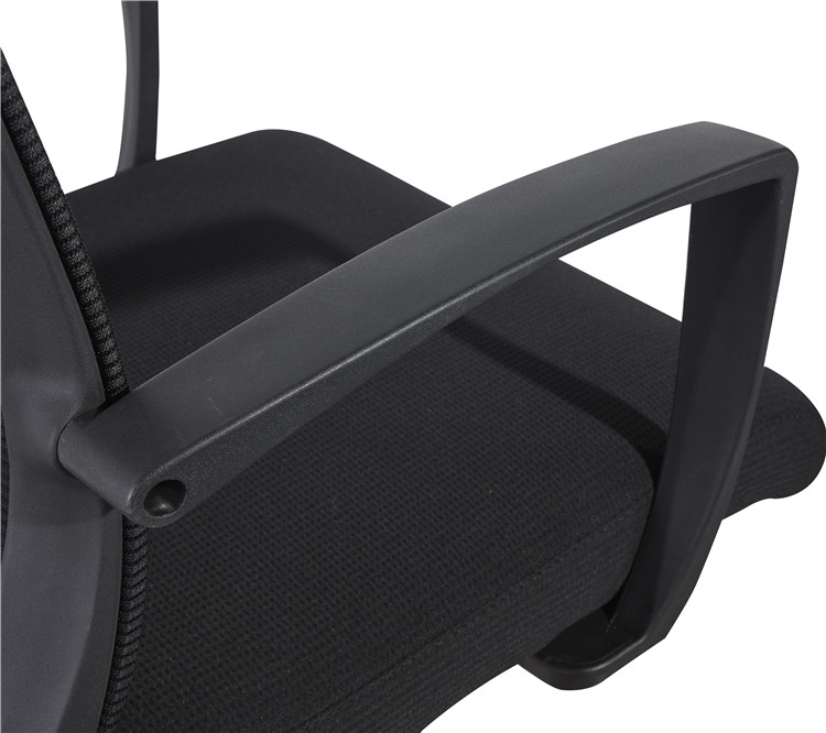 Office Guest Chairs Back Support Fully Adjustable Ergonomic Black Office Desk Chair