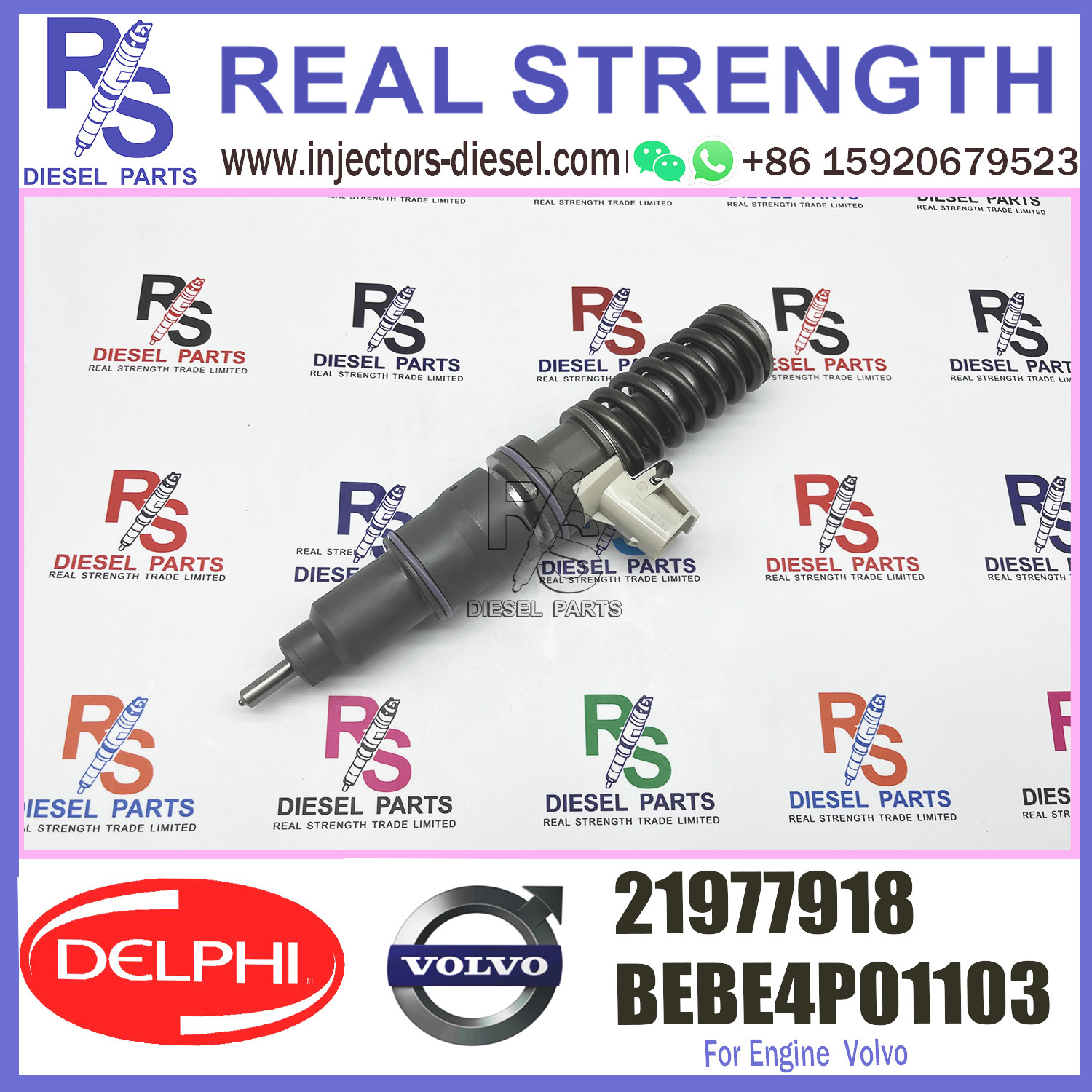 Diesel Engine Parts 21977918 Electronic Unit Common Rail Fuel Injector BEBE4P02001 For Diesel Engine