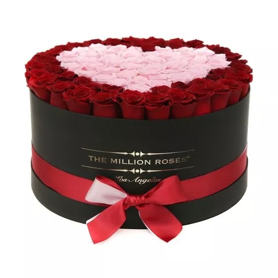 Square cardboard box popular kraft paper flower box preserved rose box