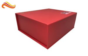 Wholesale Red special paper Magnetic Luxury Gift Boxes with silk paper tray from china suppliers
