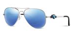 Kids Polarised Glass Sunglasses , TAC Polarized Sunglasses Metal Frame