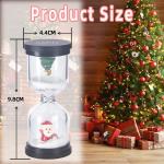 Custom Christmas 5 Minute Hourglass Glass Beads Ps